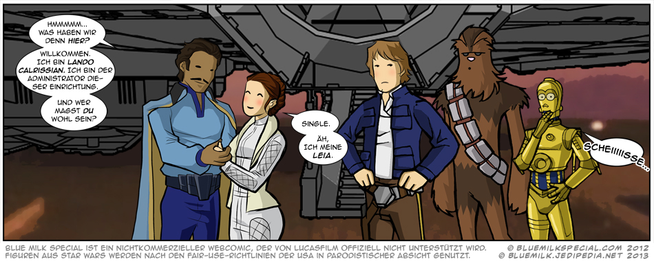 Lando trifft Leia