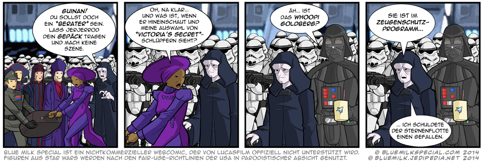 Sithter Act, Teil 1